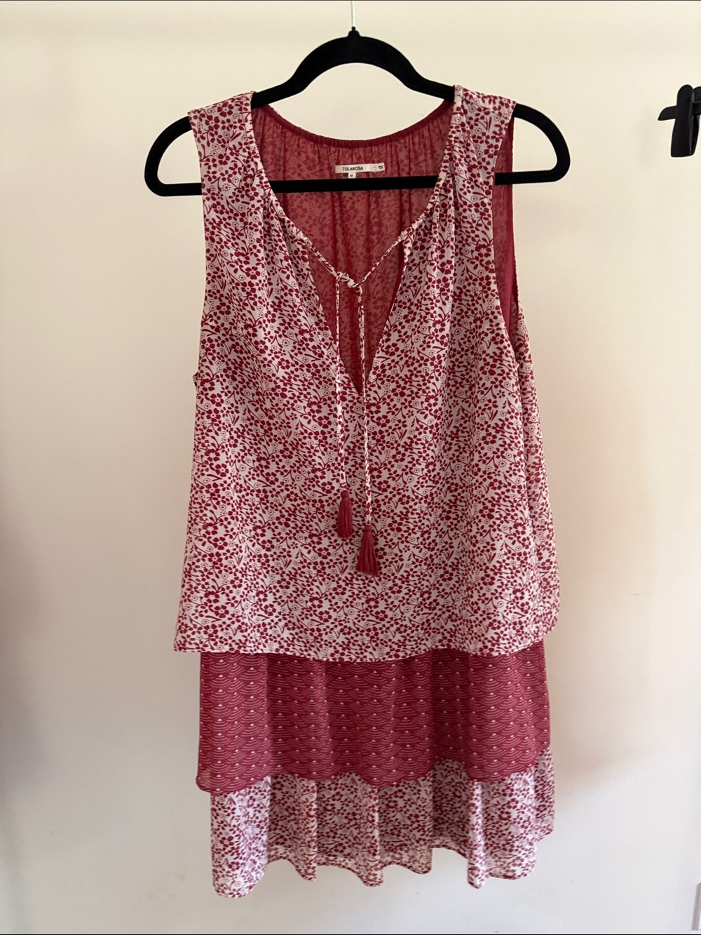 Tularosa Coral-Pink Off-Shoulder Top